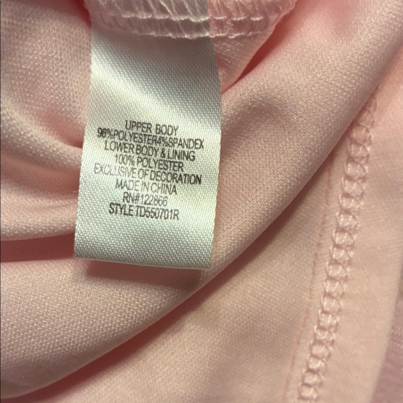 Lilt 3T White and Pink Tiered bottom Tulle Dress - Picture 5 of 9